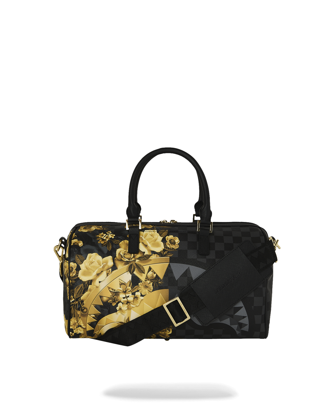 SPRAYGROUND® DUFFLE GOLD FLORAL REMIX MINI DUFFLE