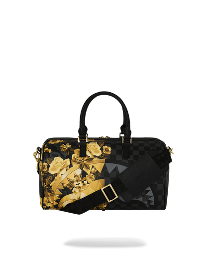 SPRAYGROUND® DUFFLE GOLD FLORAL REMIX MINI DUFFLE