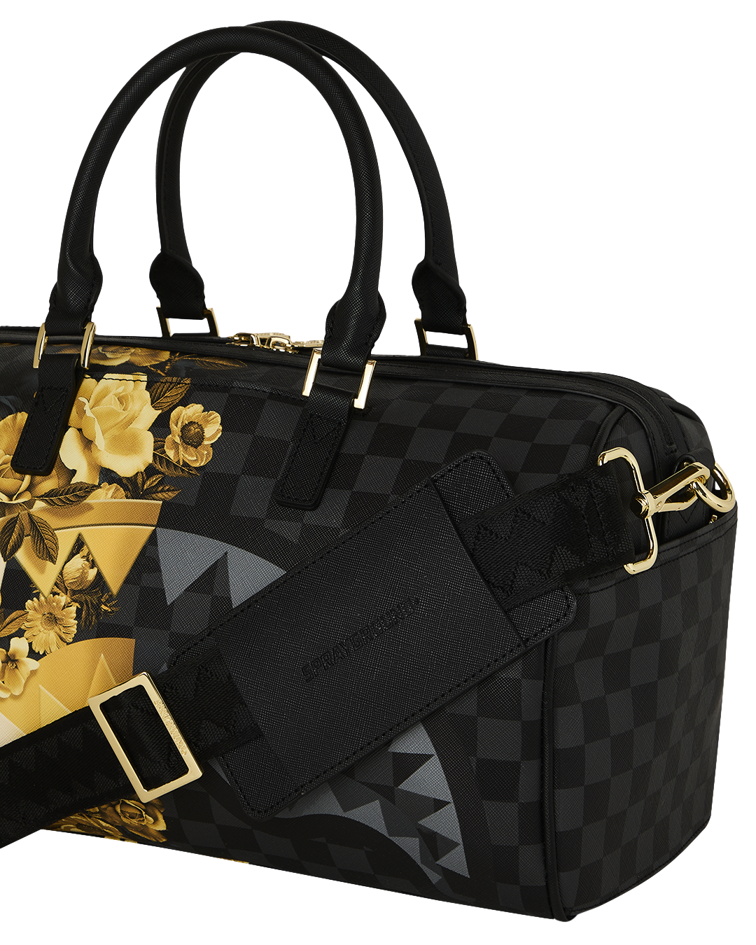 SPRAYGROUND® DUFFLE GOLD FLORAL REMIX MINI DUFFLE