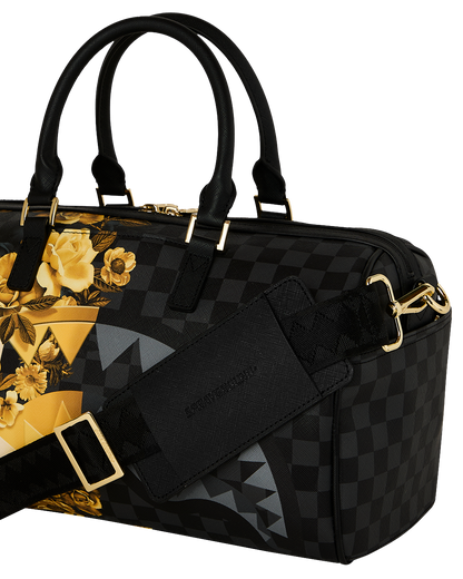 SPRAYGROUND® DUFFLE GOLD FLORAL REMIX MINI DUFFLE