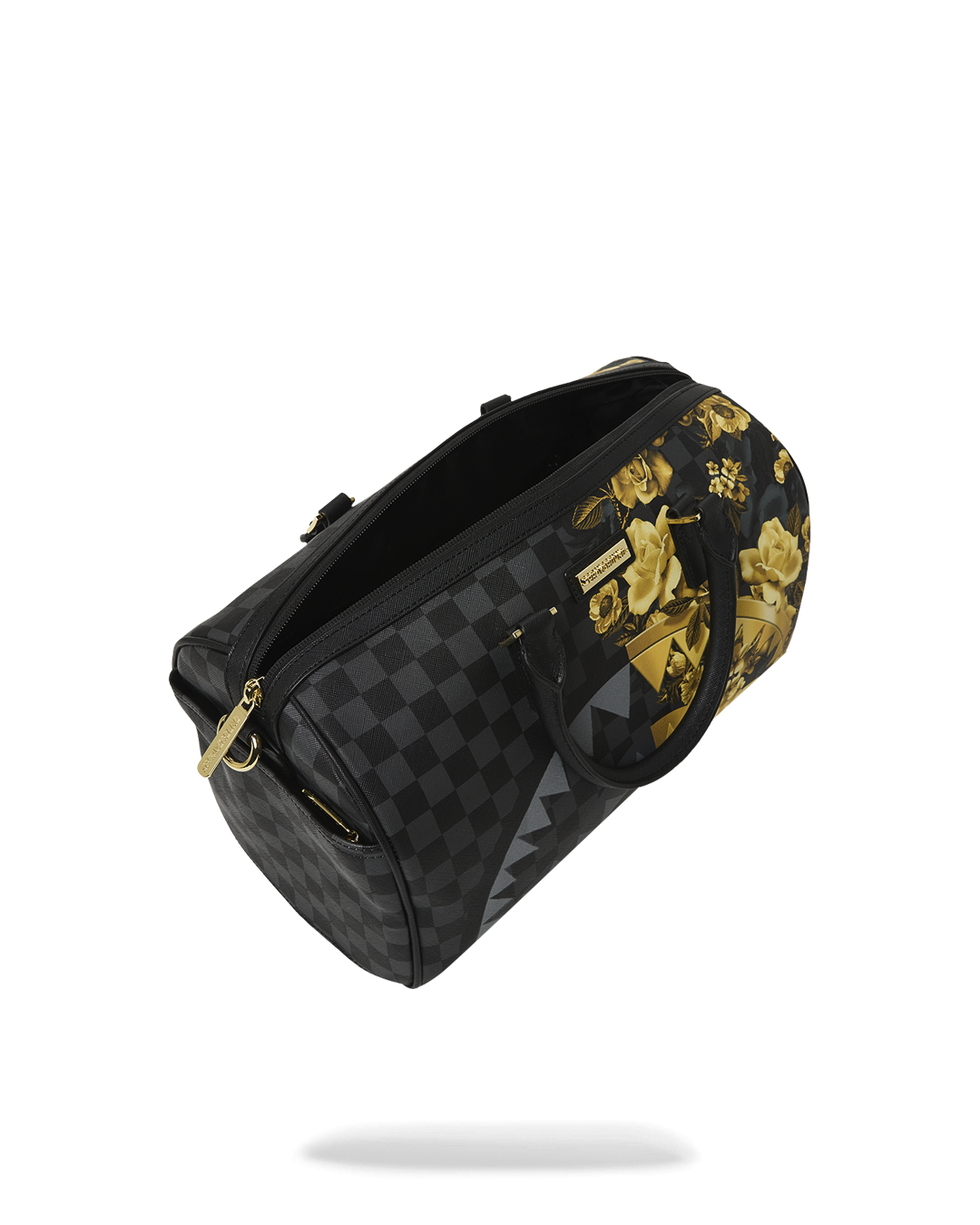SPRAYGROUND® DUFFLE GOLD FLORAL REMIX MINI DUFFLE