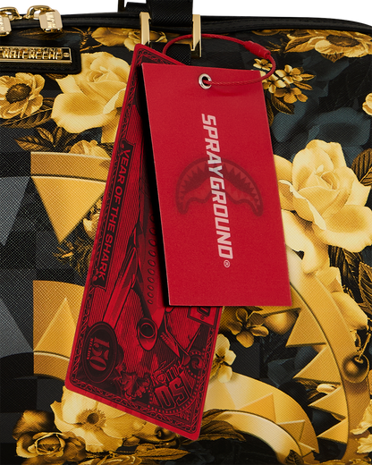 SPRAYGROUND® DUFFLE GOLD FLORAL REMIX MINI DUFFLE