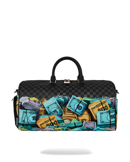 SPRAYGROUND® DUFFLE MONOPOLY MONEY STACKS DUFFLE