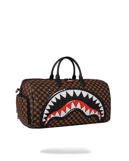 SPRAYGROUND® DUFFLE SHARKS IN PARIS GRIN & GRIND DUFFLE
