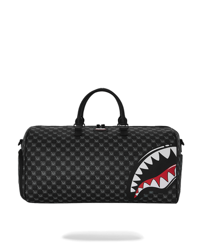 SPRAYGROUND® DUFFLE SHARKS IN PARIS WTF BUBBLY BLACK CHECK DUFFLE