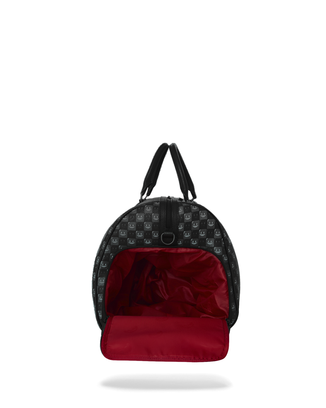 SPRAYGROUND® DUFFLE SHARKS IN PARIS WTF BUBBLY BLACK CHECK DUFFLE