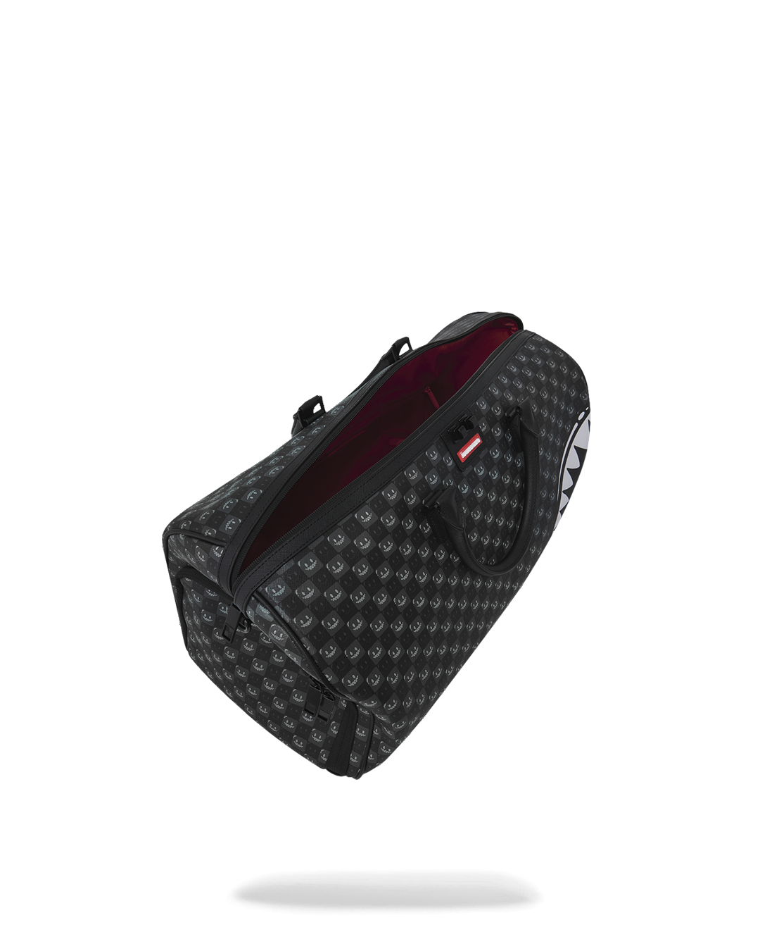 SPRAYGROUND® DUFFLE SHARKS IN PARIS WTF BUBBLY BLACK CHECK DUFFLE