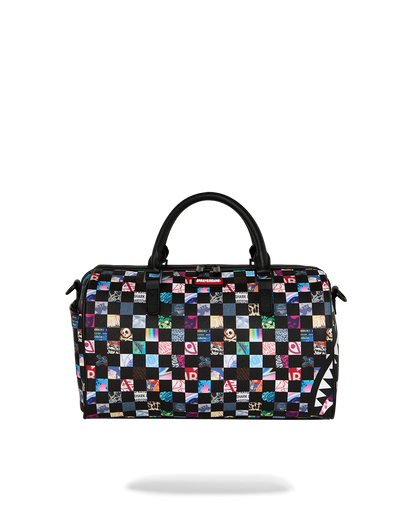 SPRAYGROUND® MINI DUFFLE CRAZY CHECK MINI DUFFLE
