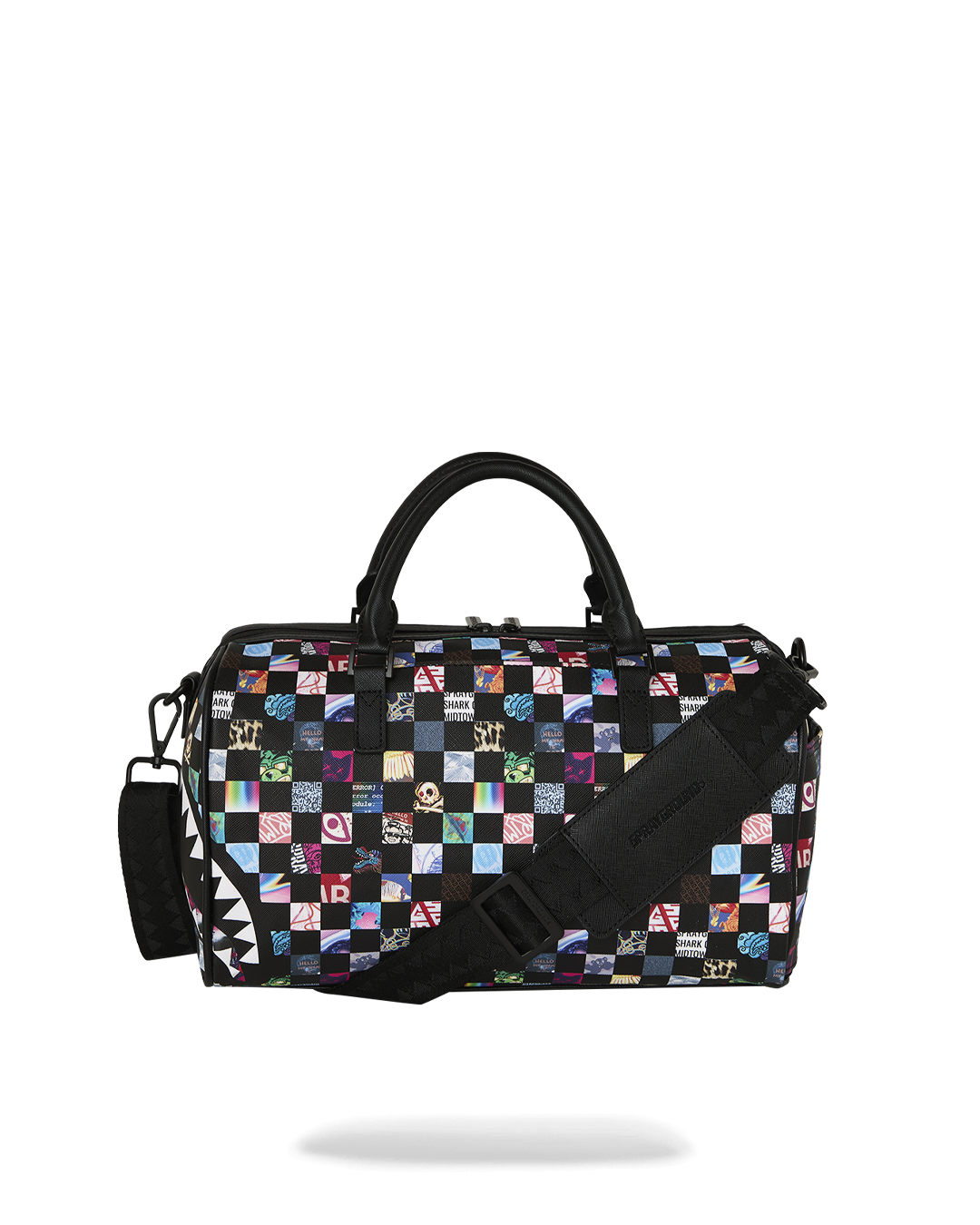 SPRAYGROUND® MINI DUFFLE CRAZY CHECK MINI DUFFLE