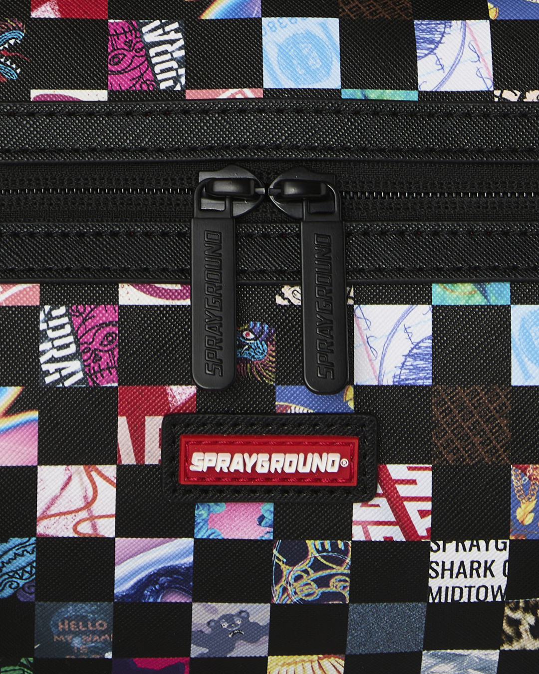 SPRAYGROUND® MINI DUFFLE CRAZY CHECK MINI DUFFLE