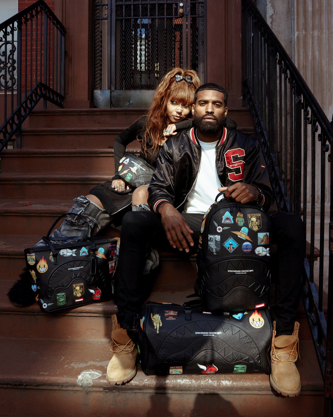 SPRAYGROUND® CROSSBODY CARGO PATCHES SAVVY CROSSBODY