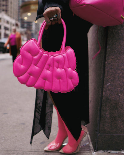 SPRAYGROUND® HANDBAG PINK POP SHARK BUBBLE HANDBAG