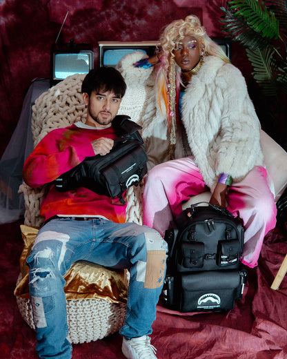 SPRAYGROUND® CROSS BODY MIDNIGHT OSAKA PAYLOAD CARGO CROSSBODY