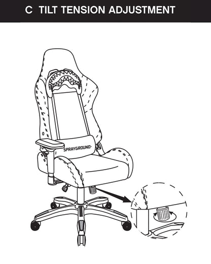 SPRAYGROUND® GAMING CHAIR 3AM GAMING CHAIR - SUPER RARE
