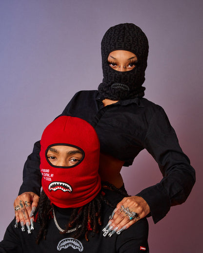 SPRAYGROUND® SKI MASK CASHIN CHECKS SKI MASK (GRAY)
