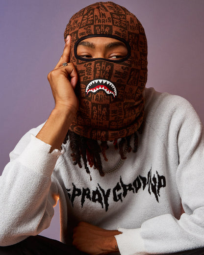 SPRAYGROUND® SKI MASK FRENZY SHARK SKI MASK