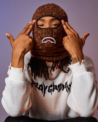 SPRAYGROUND® SKI MASK FRENZY SHARK SKI MASK
