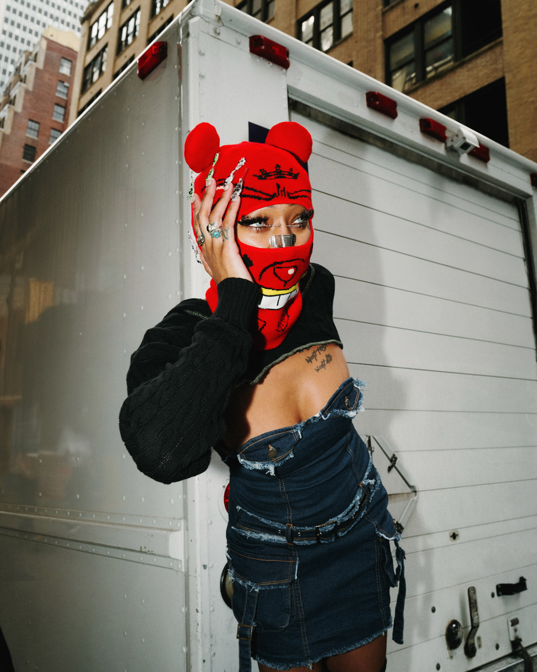 SPRAYGROUND® SKI MASK DIABLO BEAR SKI MASK