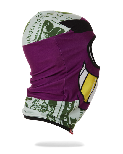 SPRAYGROUND® SKI MASK BIG MONEY BOY FACE PURPLE SKI MASK
