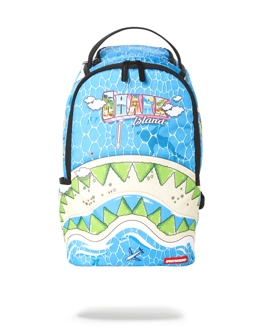 SPRAYGROUND® BACKPACK MINI WELCOME TO SHARK ISLAND BACKPACK