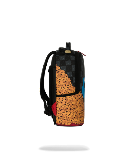 SPRAYGROUND® BACKPACK SESAME STREET COOKIE MONSTER STACK EM HIGH MINI DLX BACKPACK