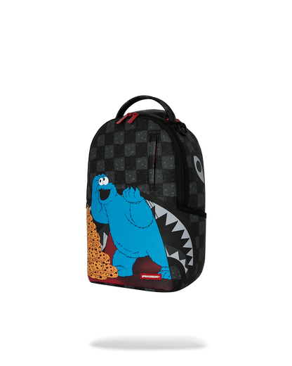 SPRAYGROUND® BACKPACK SESAME STREET COOKIE MONSTER STACK EM HIGH MINI DLX BACKPACK
