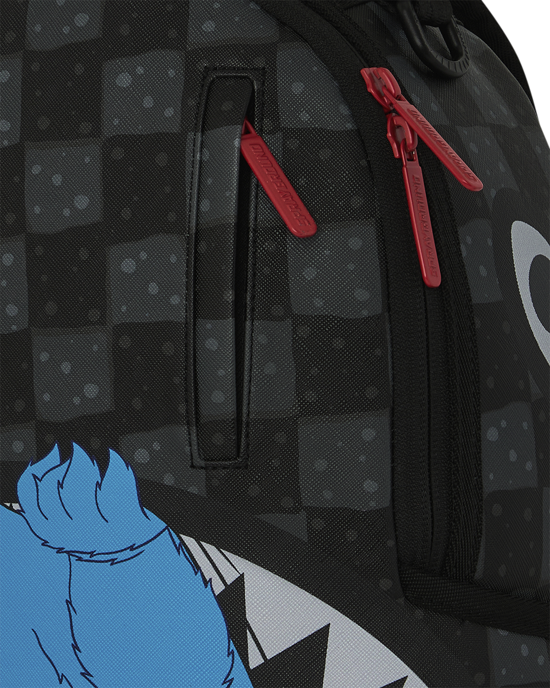 SPRAYGROUND® BACKPACK SESAME STREET COOKIE MONSTER STACK EM HIGH MINI DLX BACKPACK