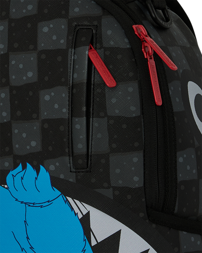 SPRAYGROUND® BACKPACK SESAME STREET COOKIE MONSTER STACK EM HIGH MINI DLX BACKPACK