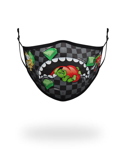 SPRAYGROUND® FASHION MASK ADULT SHARK SQUAD FORM FITTING FACE MASK