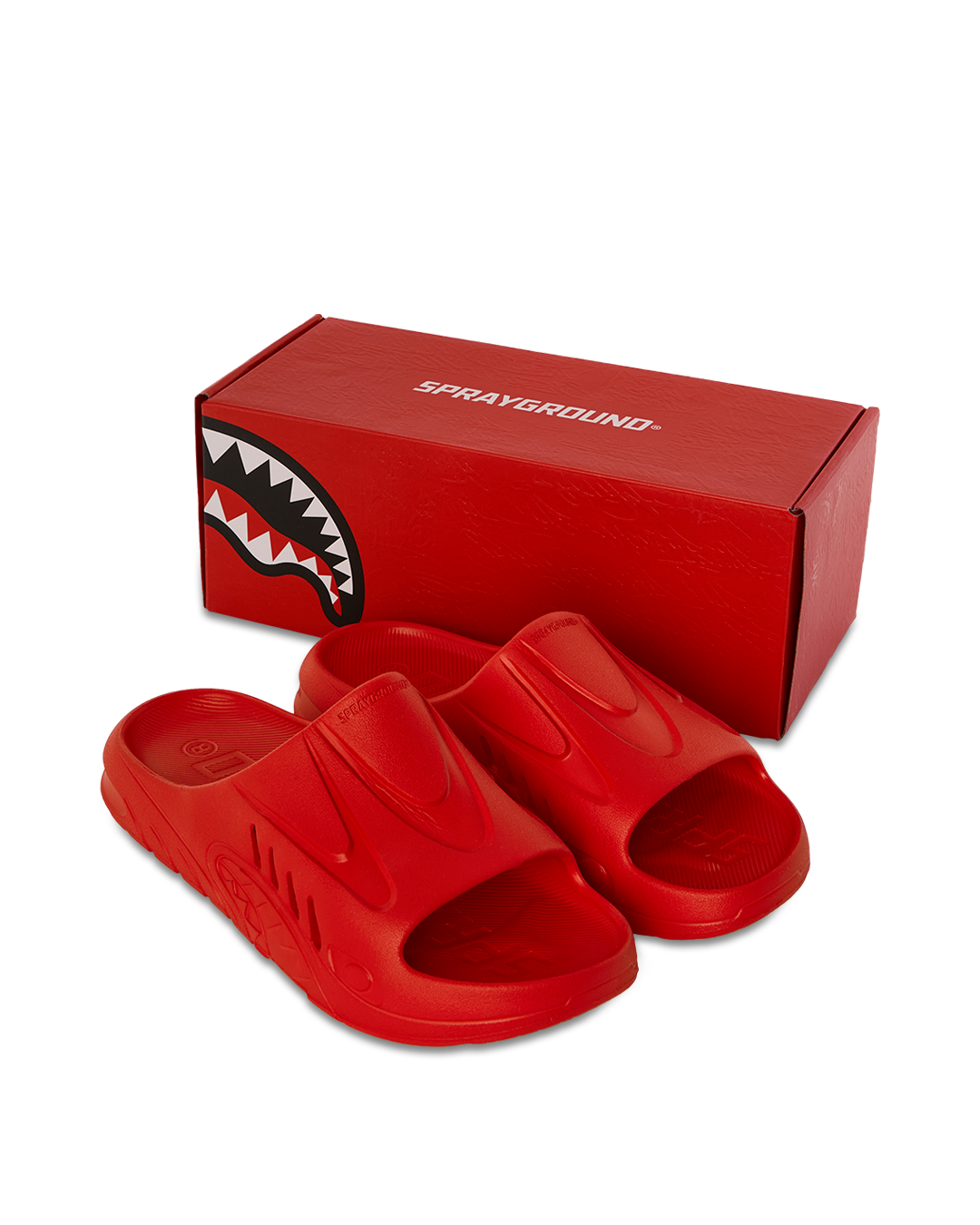 SPRAYGROUND® FOOTWEAR SHARKSLIDE: RED