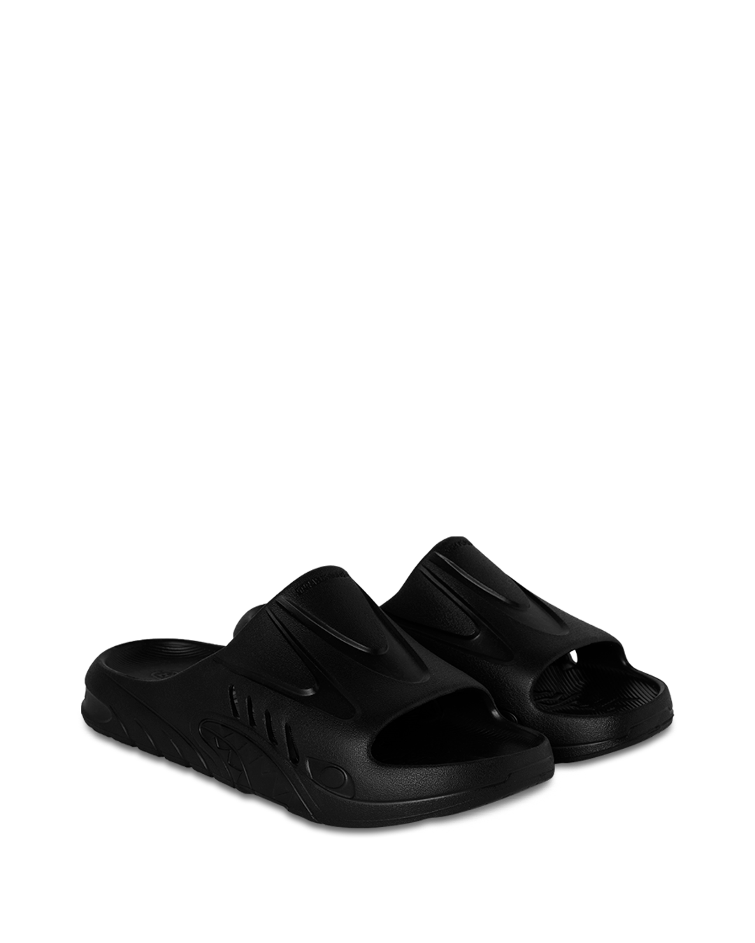 SPRAYGROUND® FOOTWEAR SHARKSLIDE: BLACK