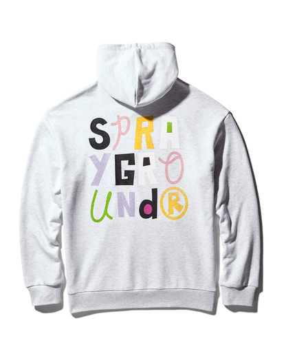 SPRAYGROUND® APPAREL SPONGEBOB CREW SHARK HOODIE (LIGHT GREY)