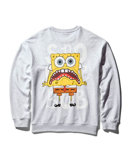 SPRAYGROUND® APPAREL SPRAYGROUND PULLOVER CREW NECK SWEATSHIRT (LT GREY)