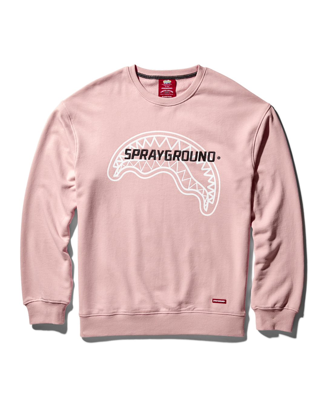 SPRAYGROUND® APPAREL SPRAYGROUND PULLOVER CREW NECK SWEATSHIRT (PINK)