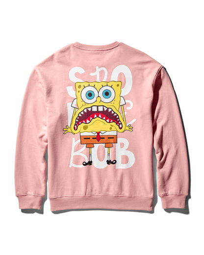SPRAYGROUND® APPAREL SPRAYGROUND PULLOVER CREW NECK SWEATSHIRT (PINK)