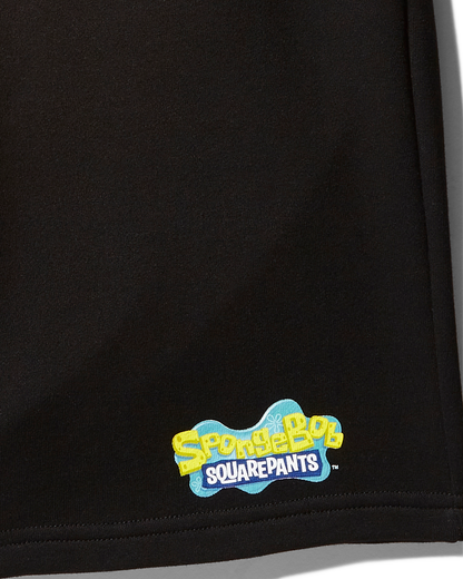 SPRAYGROUND® APPAREL SPONGEBOB KNIT SHORTS (BLACK)