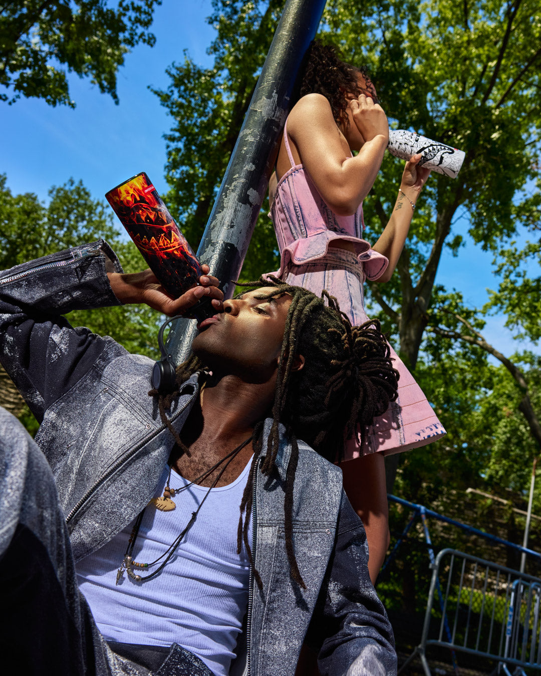 SPRAYGROUND® WATER BOTTLE FIRE AND ICE WATER BOTTLE