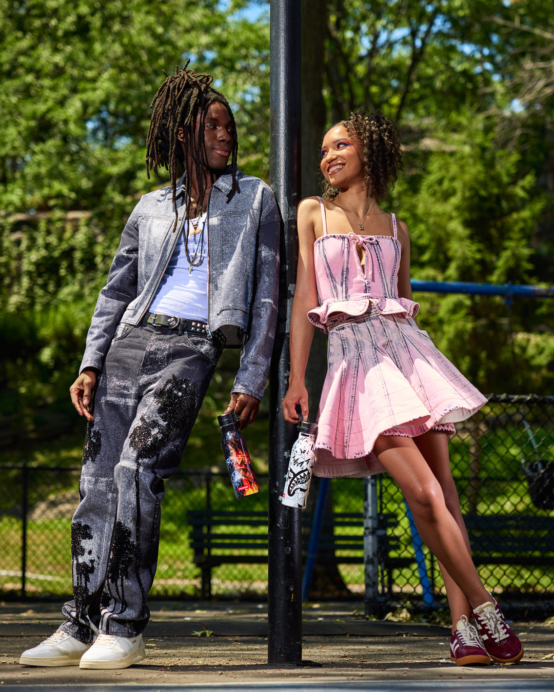 SPRAYGROUND® WATER BOTTLE FIRE AND ICE WATER BOTTLE