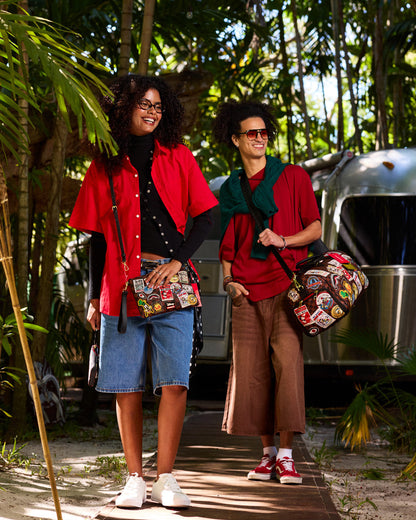 SPRAYGROUND® POUCHETTE MICKEY MOUSE GLOBAL MOGUL CROSSOVER CLUTCH
