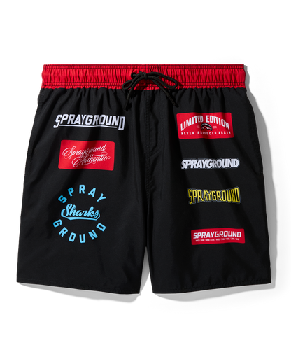 SPRAYGROUND® SWIM SG LOGO PATCHES SWIM SHORT