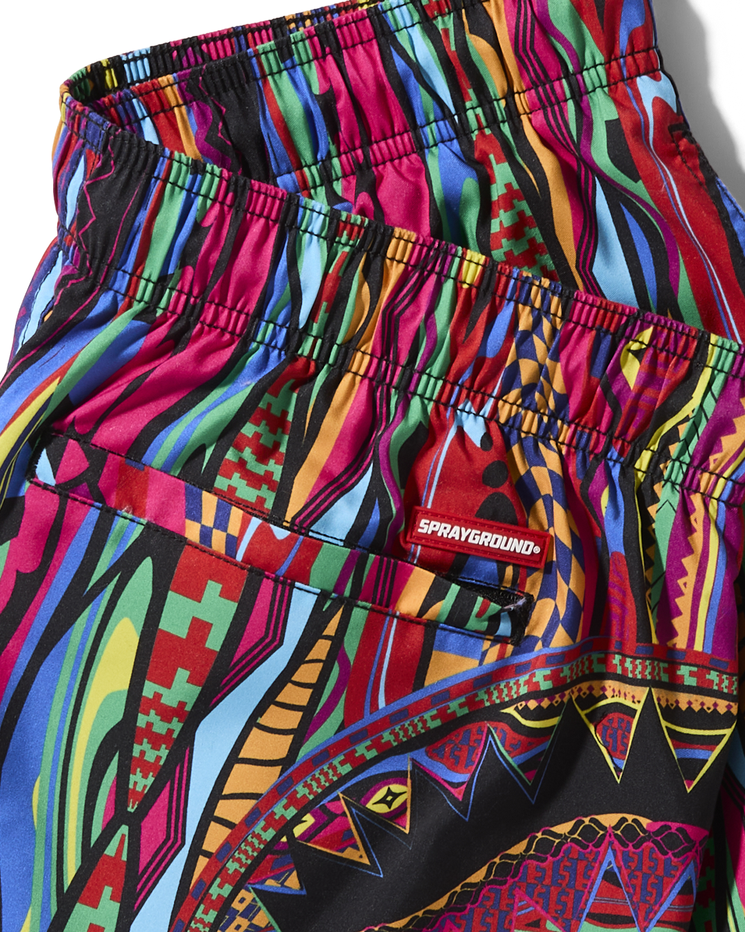 SPRAYGROUND® SWIM BIG PAPPI PATTERN SWIM SHORT
