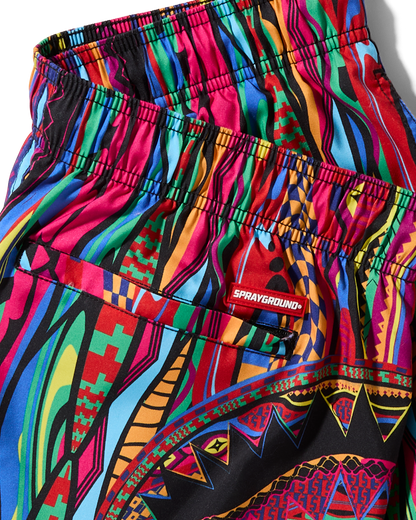 SPRAYGROUND® SWIM BIG PAPPI PATTERN SWIM SHORT