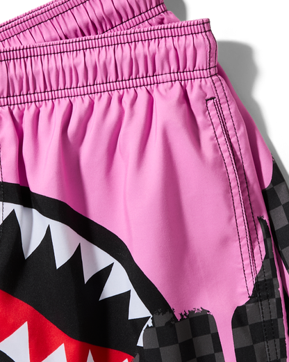 SPRAYGROUND® SWIM PINK PAINT DRIPS SWIM SHORT