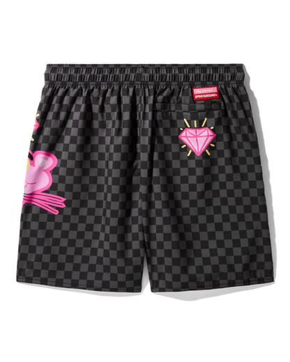SPRAYGROUND® SWIM PINK PANTHER DIAMOND SHARK SWIM SHORTS