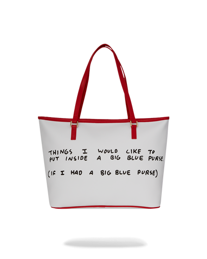 SPRAYGROUND® TOTE KEITH HARING BLUE PURSE TOTE