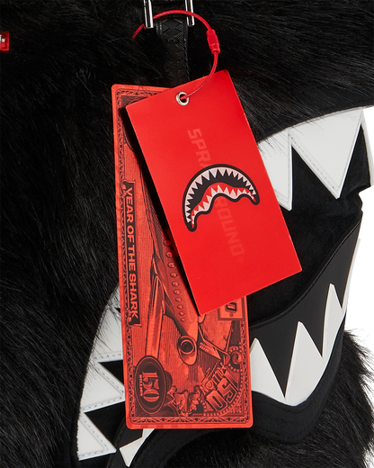 SPRAYGROUND® TOTE FUR CRAY BLACK TOTE