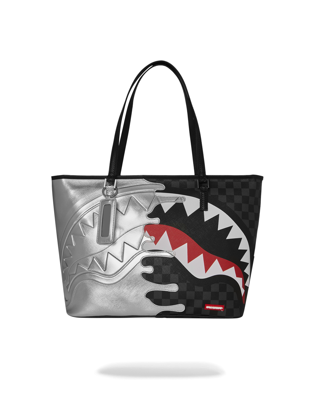 SPRAYGROUND® TOTE SILVER SIDE DRIP TOTE
