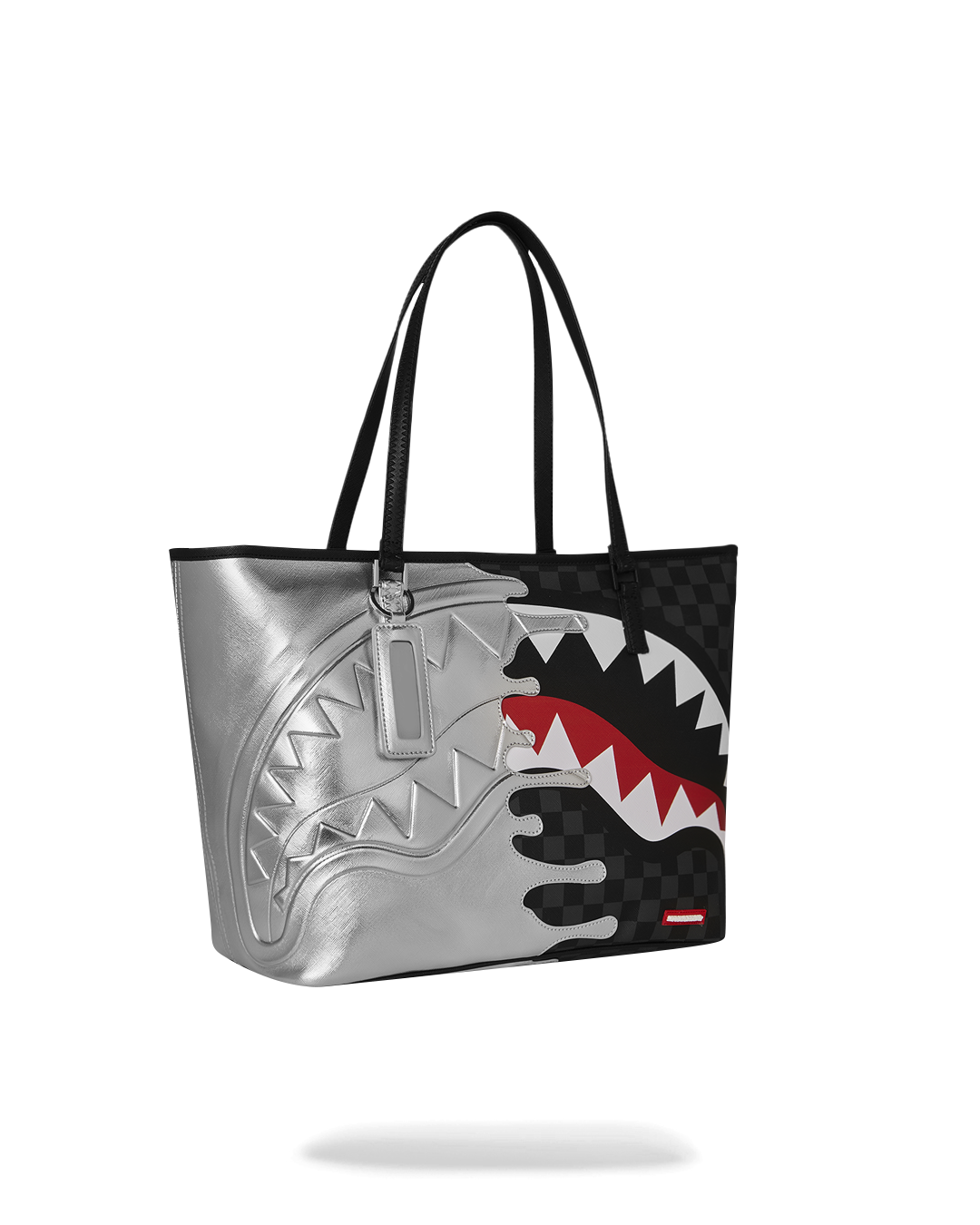 SPRAYGROUND® TOTE SILVER SIDE DRIP TOTE