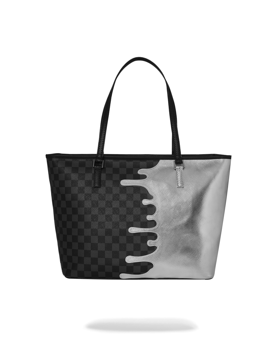 SPRAYGROUND® TOTE SILVER SIDE DRIP TOTE
