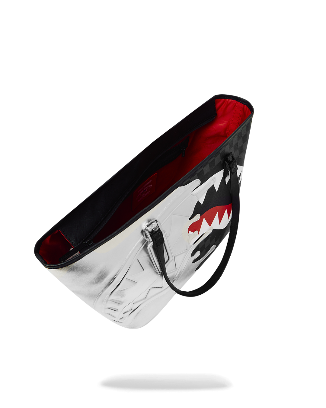 SPRAYGROUND® TOTE SILVER SIDE DRIP TOTE